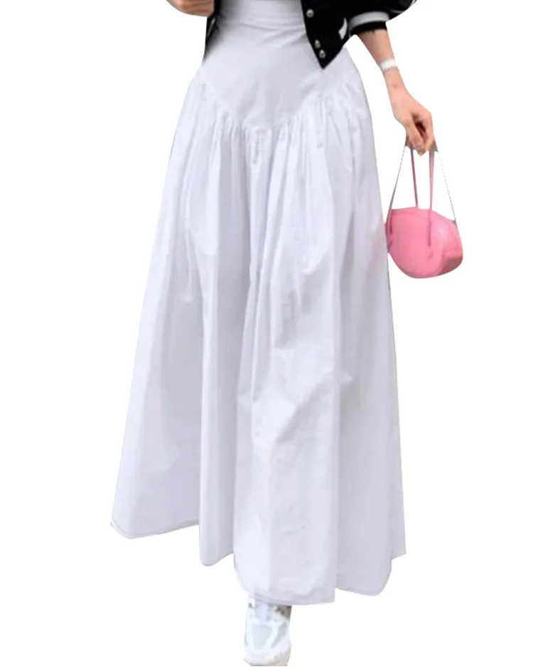 Skirts Solid Color Trendy Streetwear
