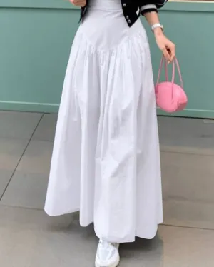 Skirts Solid Color Trendy Streetwear
