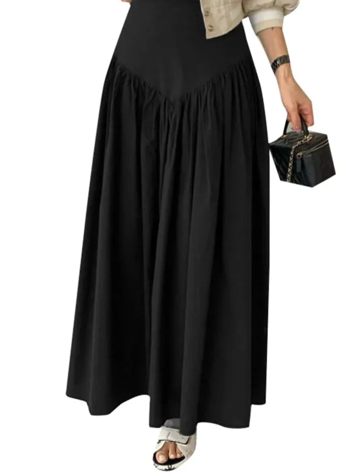 Skirts Solid Color Trendy Streetwear