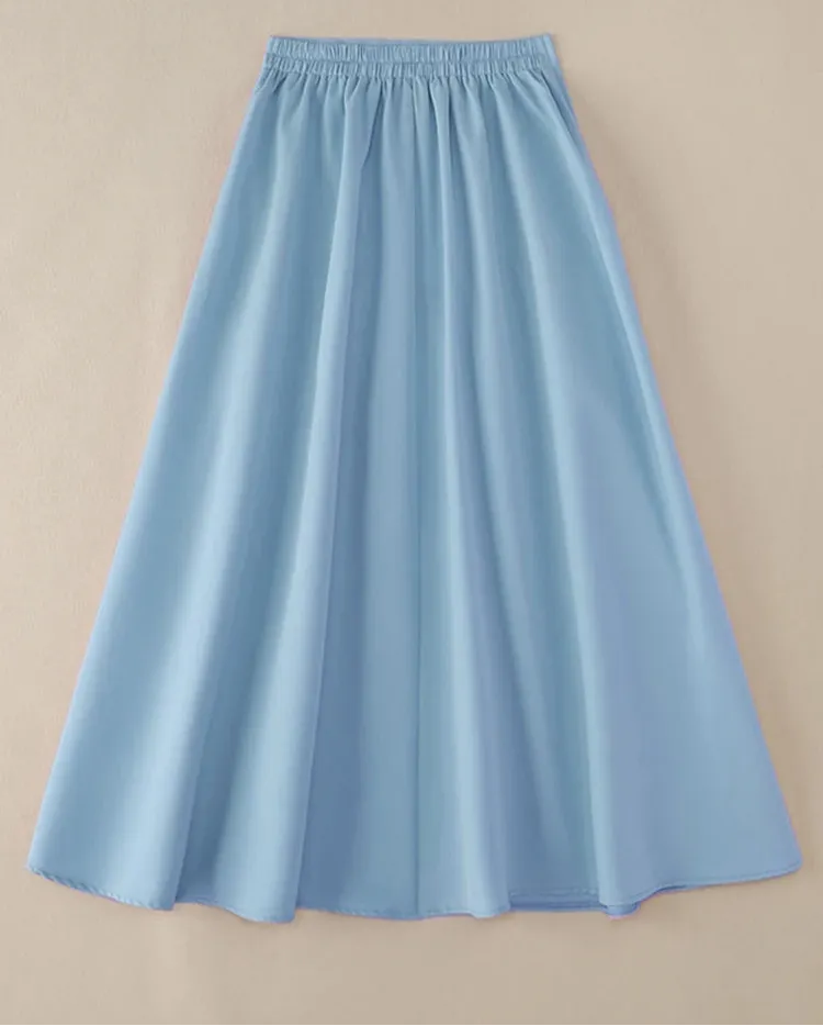 Skirts Solid Color Trendy Streetwear