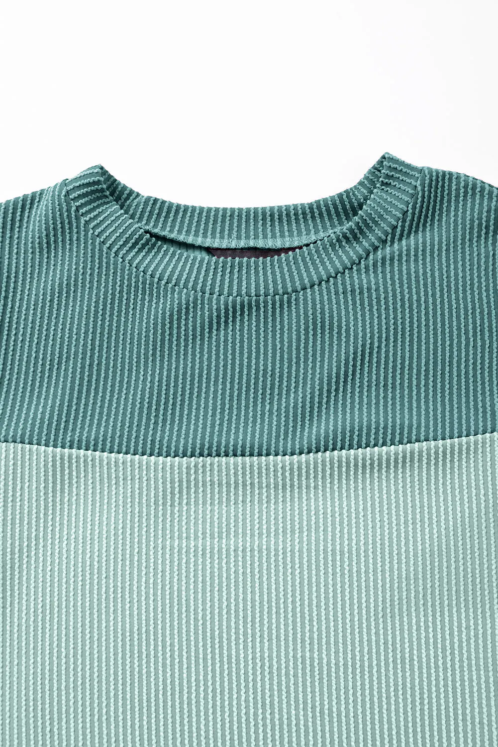 Skobeloff Rib Textured Colorblock T Shirt