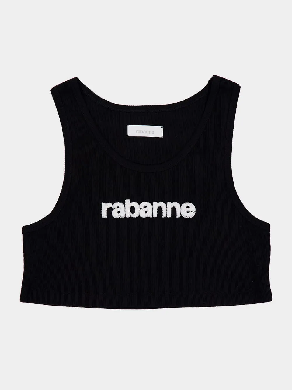 Sleeveless Cropped Cotton Top