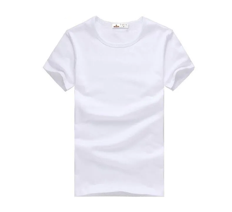 Slim dark green red orange blue gray black white T shirts Slim Fit Short Sleeve T-shirt 6 size S-XXXL