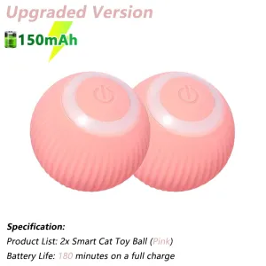 Smart Cat Toy Automatic Rolling Ball