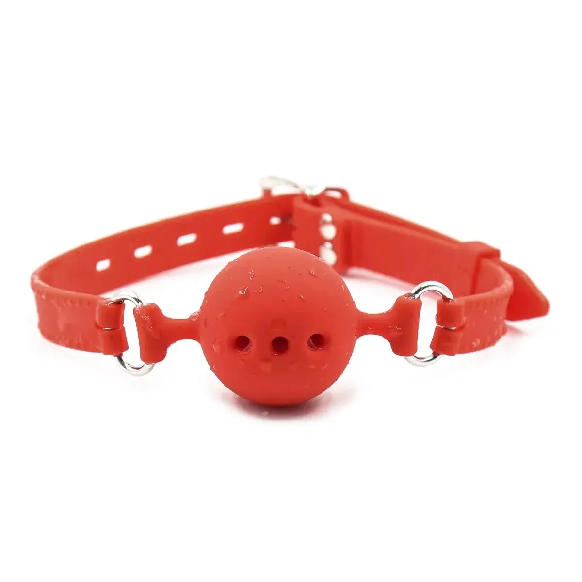 Smart Moves - Siliconen Ball Gag - Diameter 4,5 cm - Rood