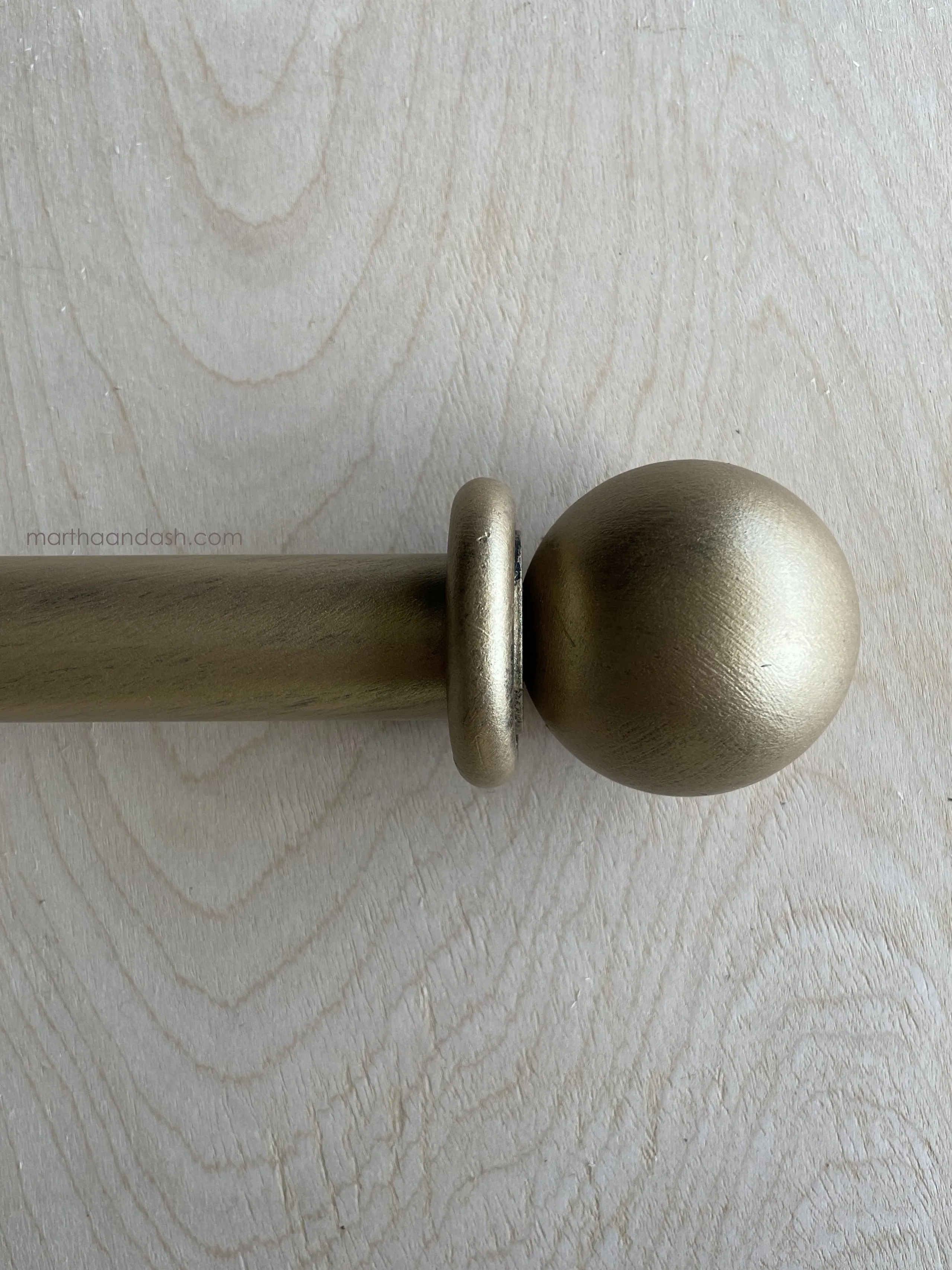 Smooth Ball Finial (Build Your Own)