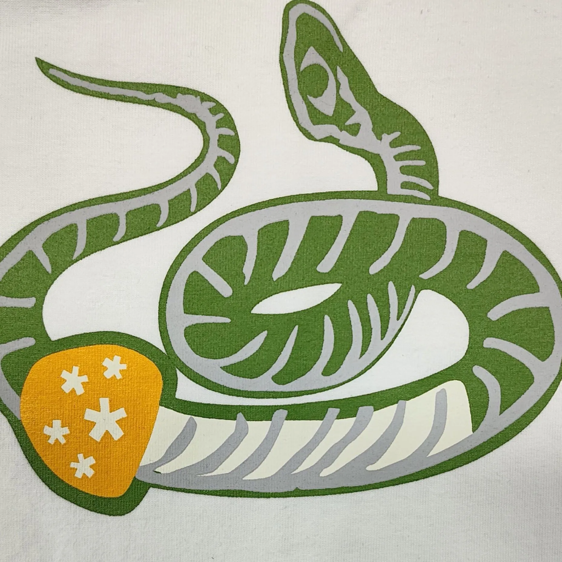 Snake Fossil T-Shirt White