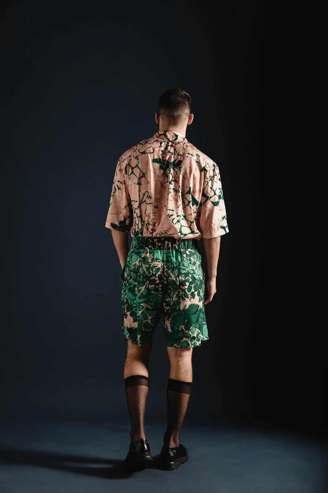 Solace Shorts Printed Green
