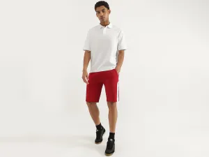 Solid Regular Fit Sports Shorts