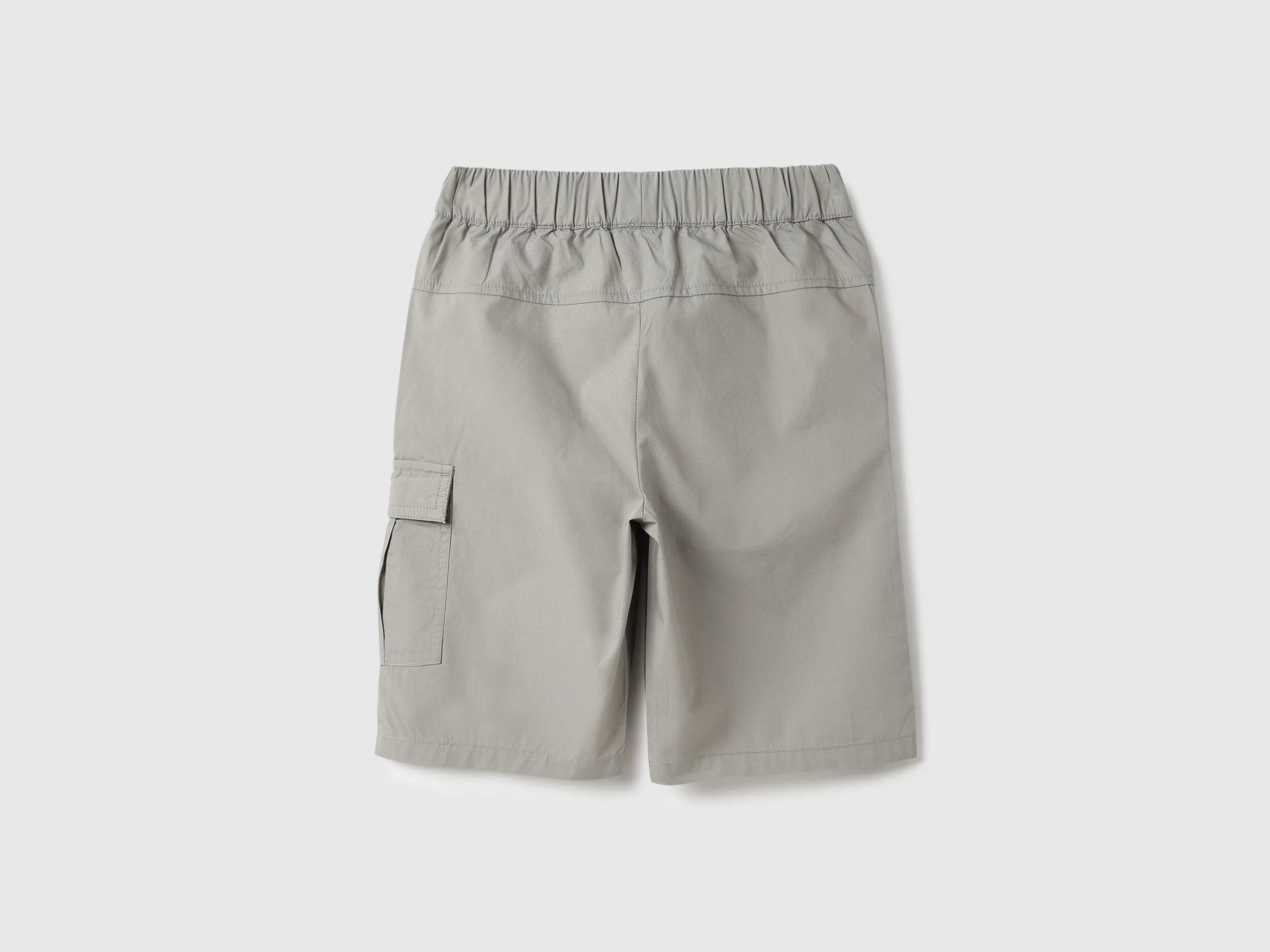 Solid Regular Fit Utility Shorts