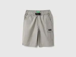 Solid Regular Fit Utility Shorts