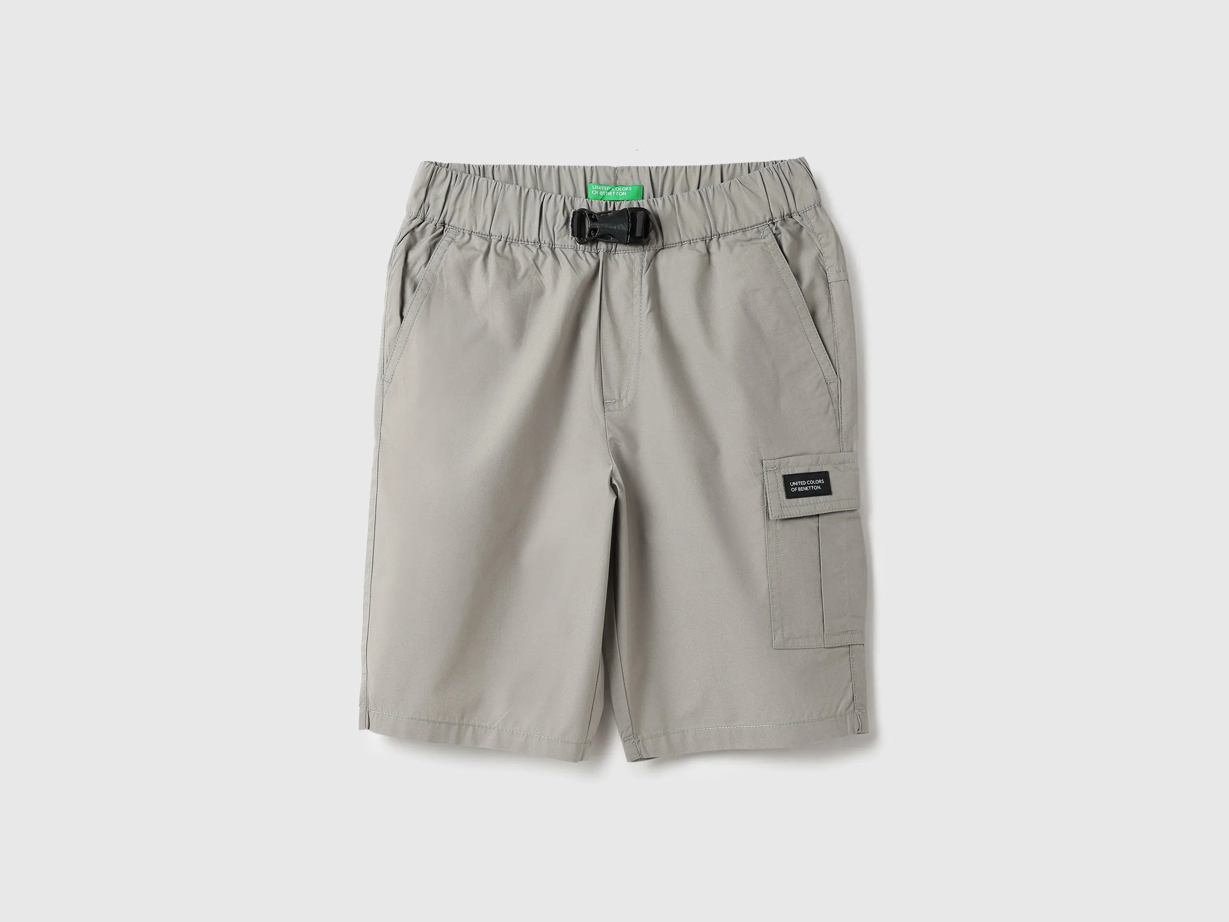 Solid Regular Fit Utility Shorts