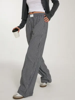 Sophia | Relaxed Striped Pants | Casual & Trendy Looks | Comfortable Cotton Blend