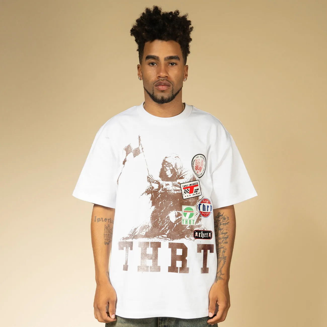 Stacked Race Patch Tee