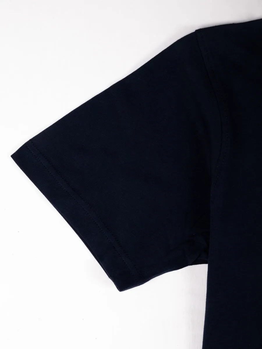 Steel Navy Cotton Tee Shirt