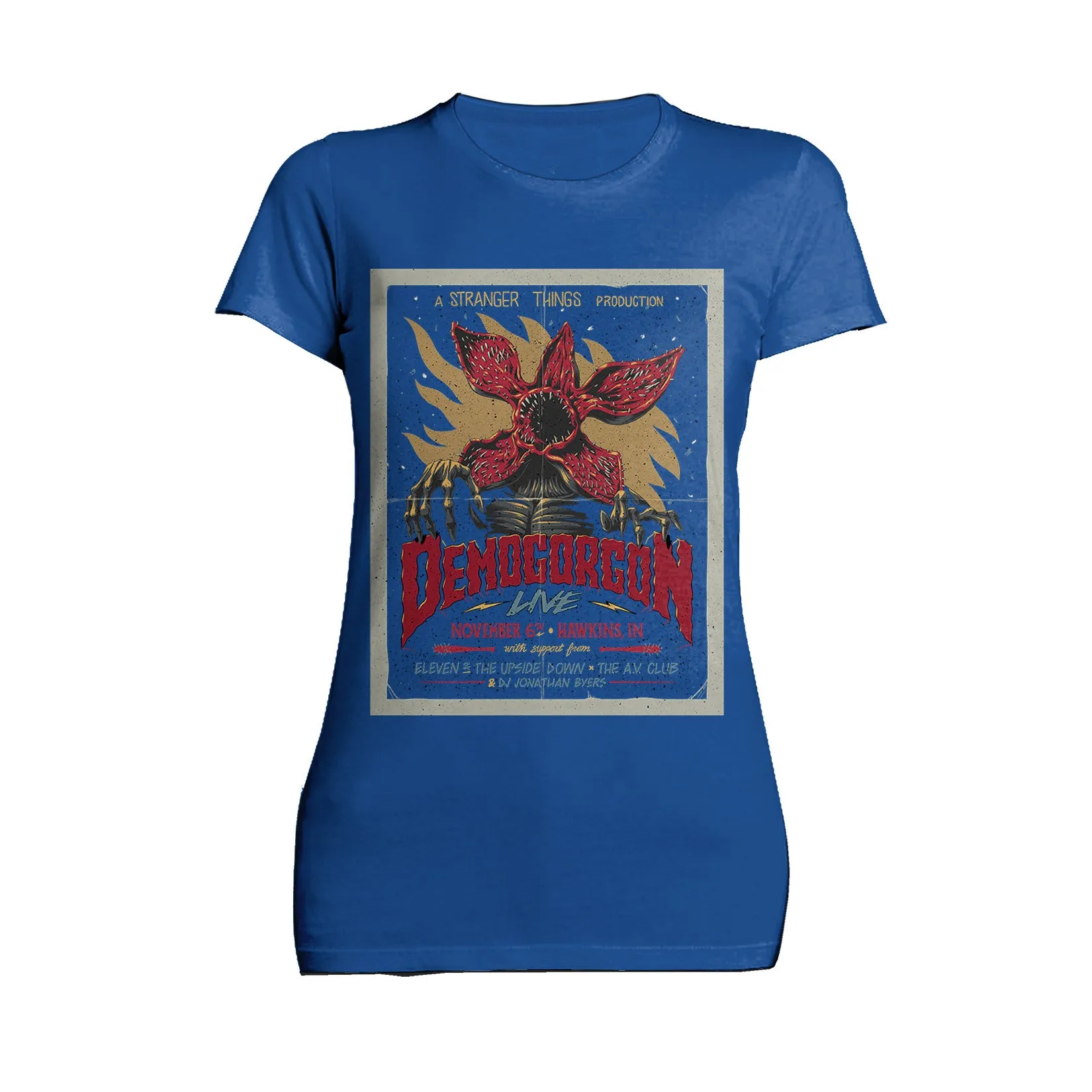Stranger Things Poster Promo Demogorgon Live Women's T-Shirt