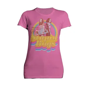 Stranger Things Vintage Eleven Max Pose Besties Stupid Boys Official Women's T-Shirt