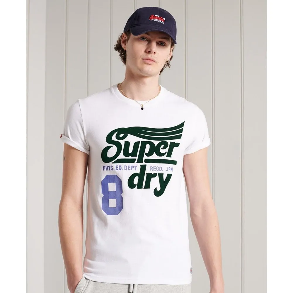 Superdry Collegiate Graphic T-Shirt Brilliant White