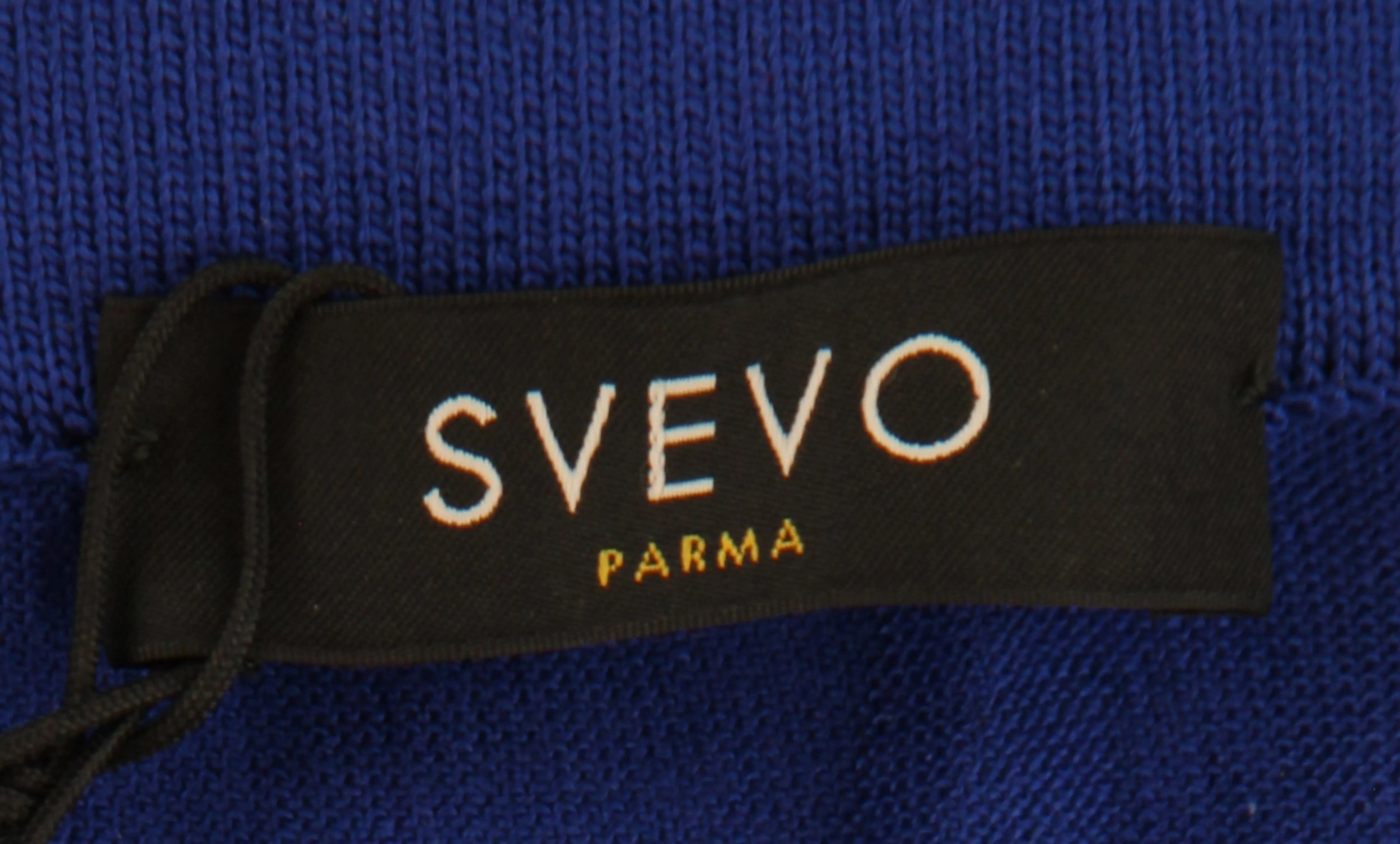 Svevo Parma Blue 1/4 Zip Polo Sweater