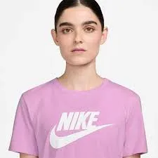 T SHIRT DONNA NIKE MAGLIA PALESTRA SPORTSWEAR ESSENTIAL ROSA