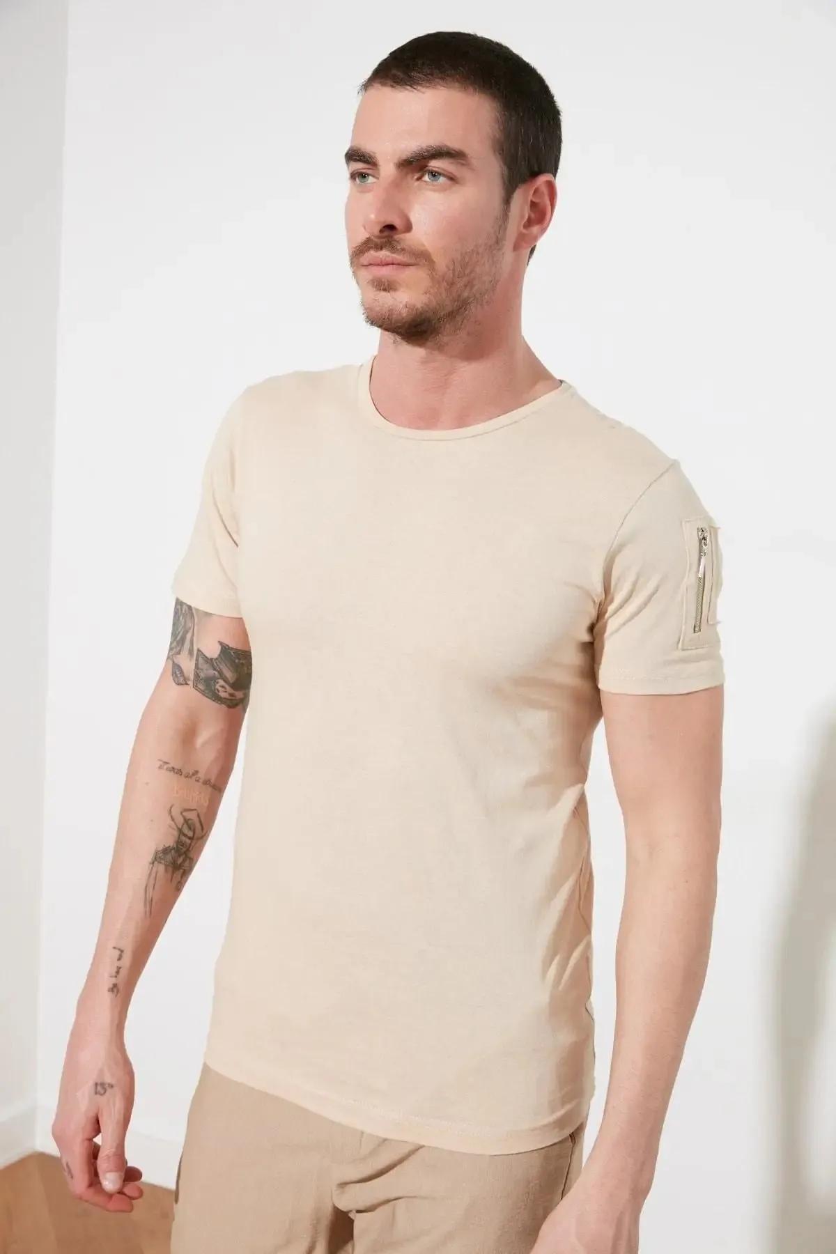 T shirt militaire sable