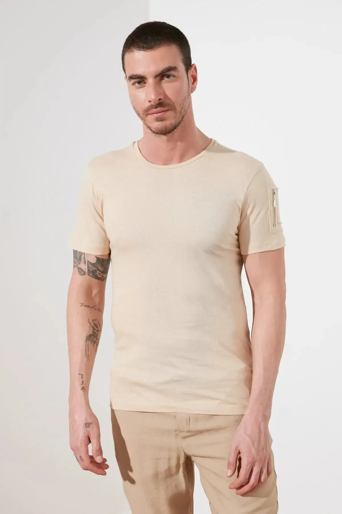 T shirt militaire sable
