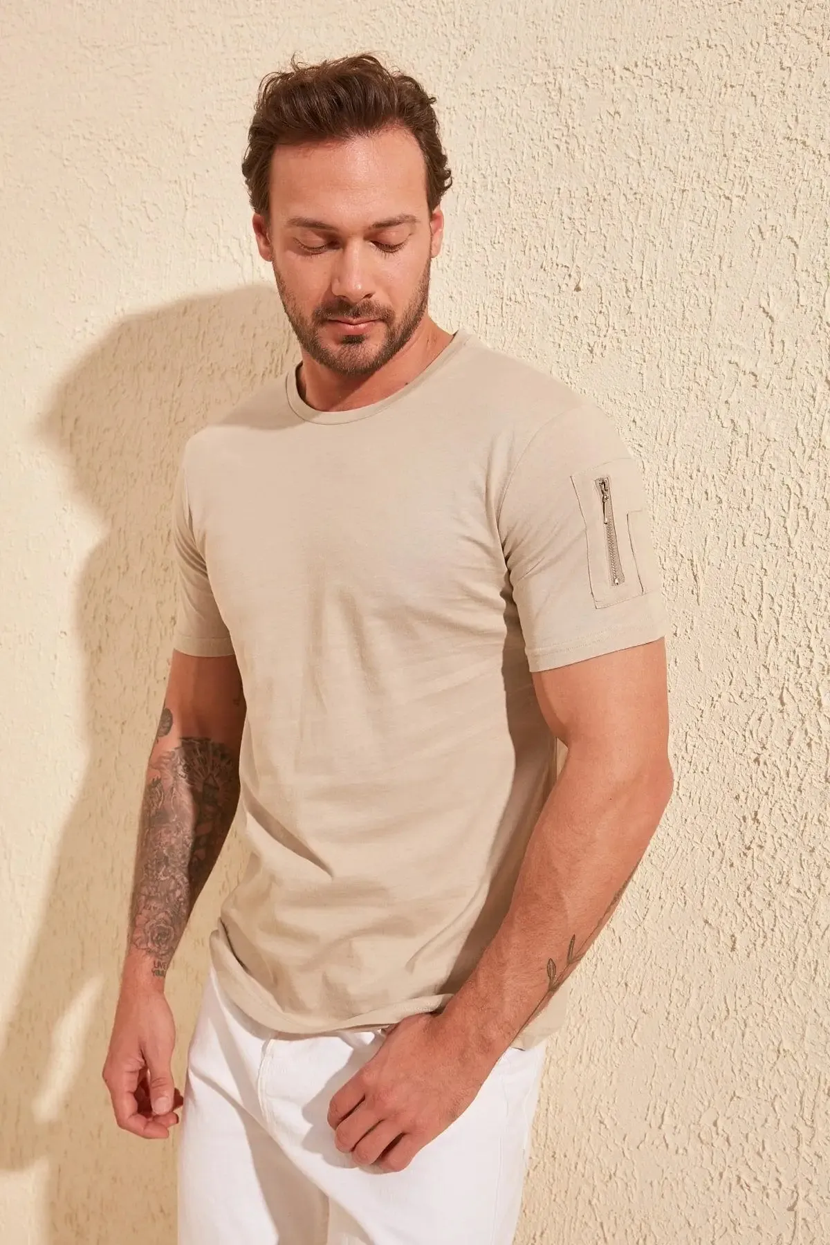 T shirt militaire sable