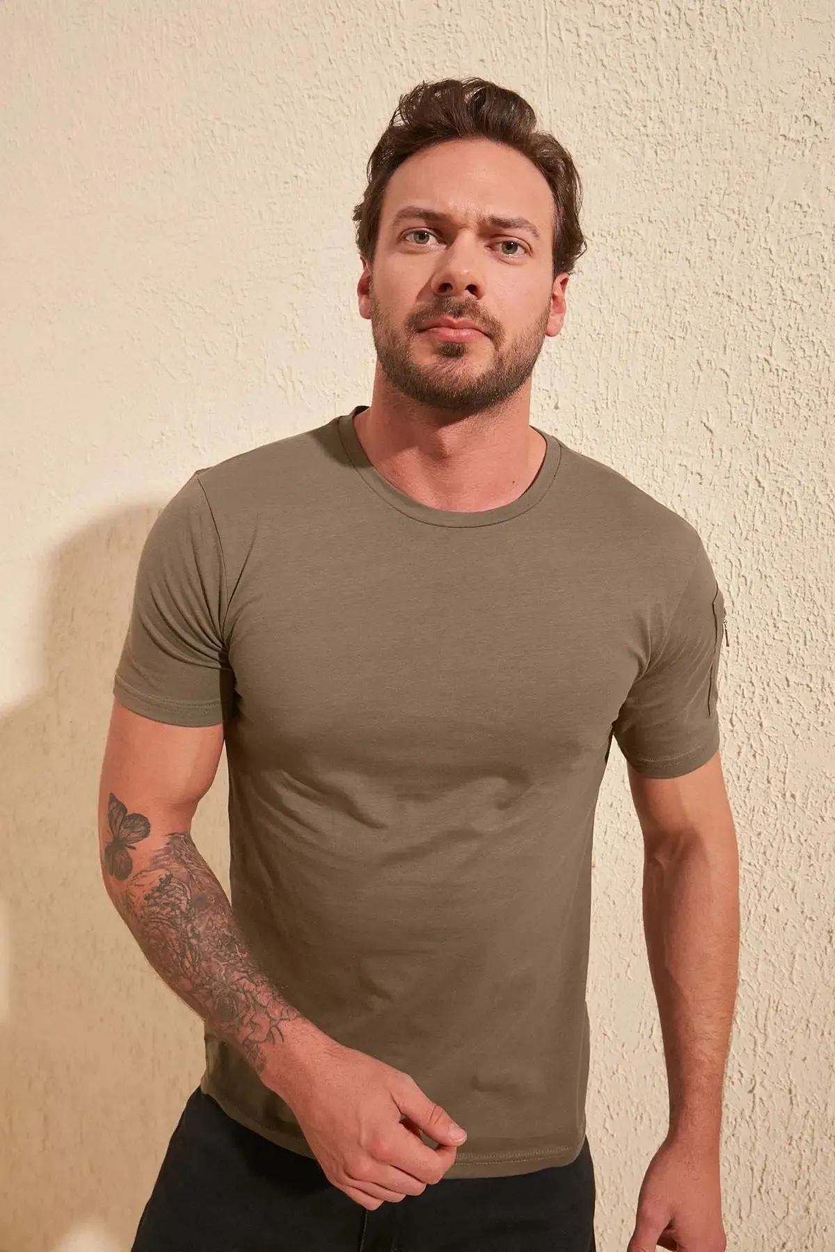 T shirt militaire sable