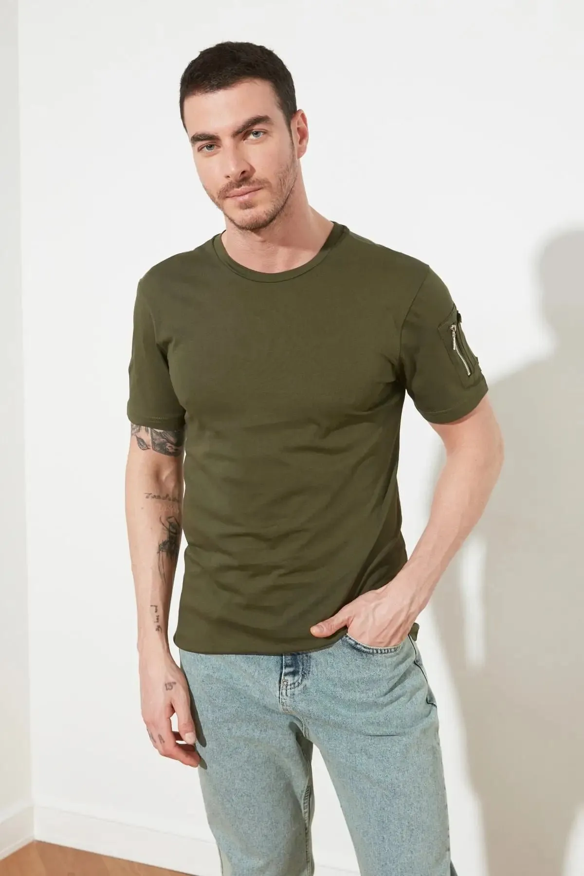 T shirt militaire sable