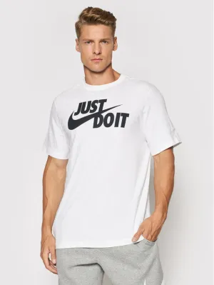 T SHIRT NIKE DRY-FIT MAGLIA UOMO MAN TEE JUST DO IT BIANCA