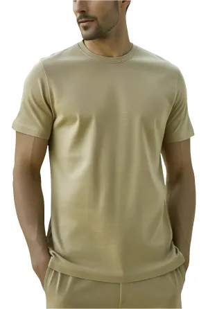 T-Shirt Plain Round Neck - Beige - RNTS-109