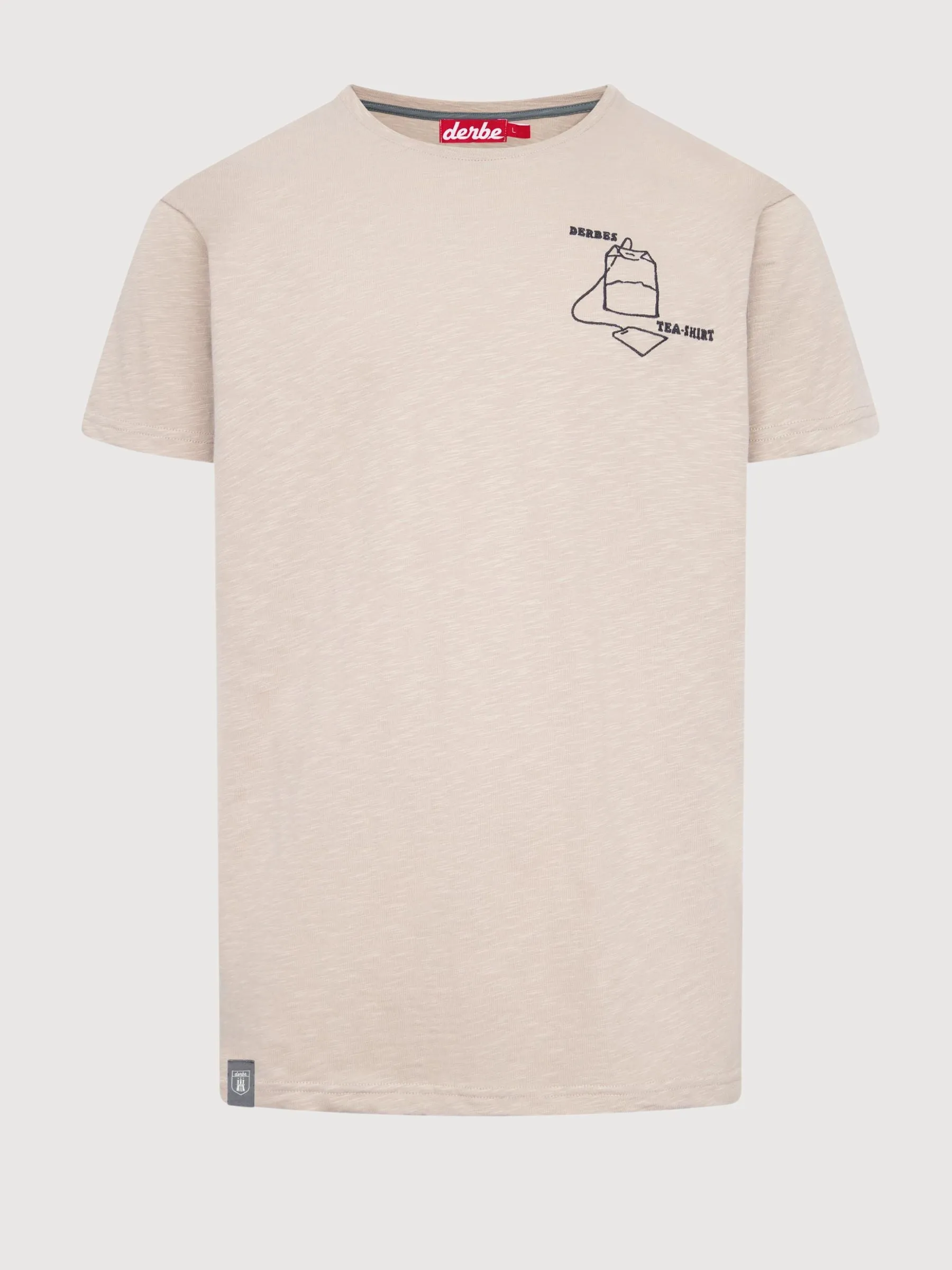 T-Shirt Tea Light Purple Man Cotton | Derbe