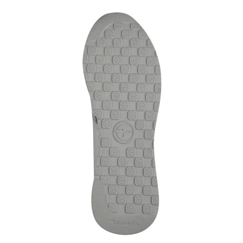 Tamaris Womens White Lace-Up Shoe 1-23726-43