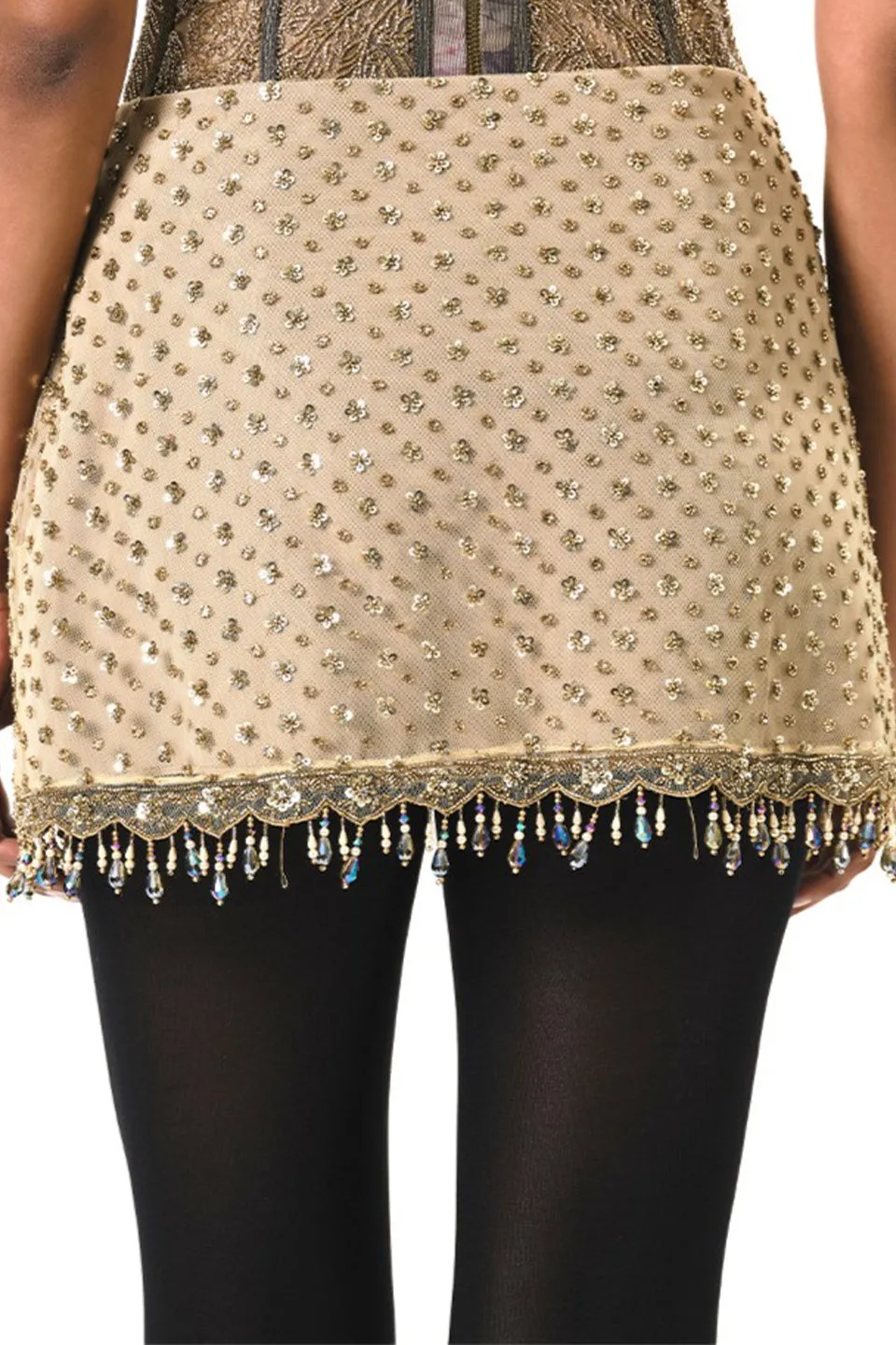 Tasseled short skirt