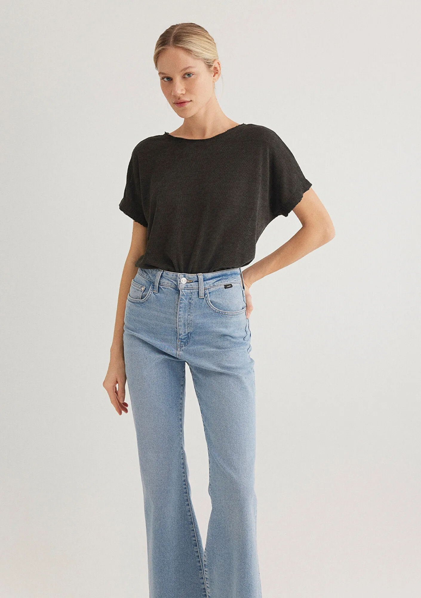 Textured Grey T-Shirt
