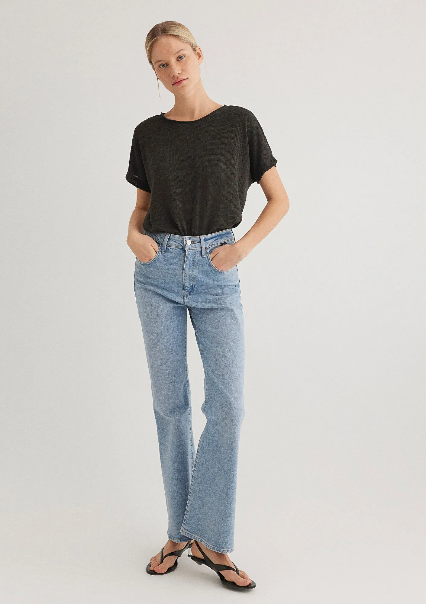 Textured Grey T-Shirt