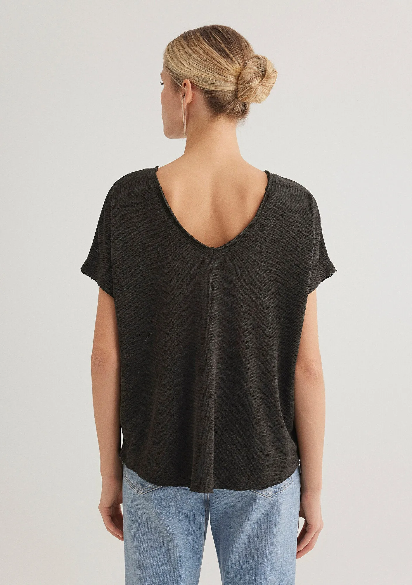 Textured Grey T-Shirt