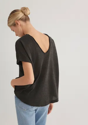 Textured Grey T-Shirt