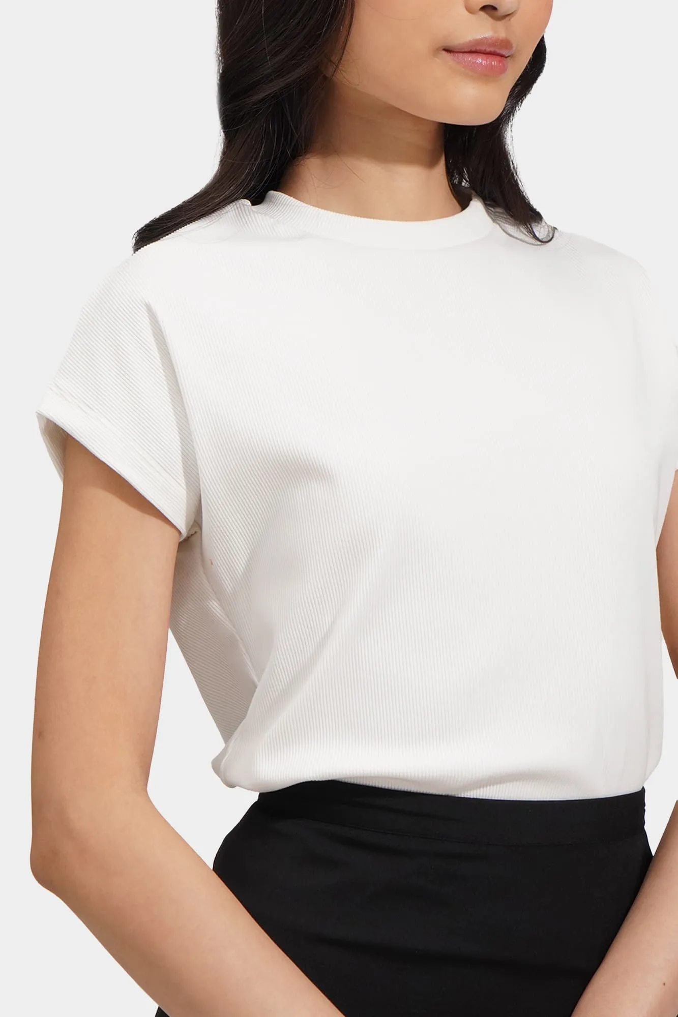 Textured Knit Tee