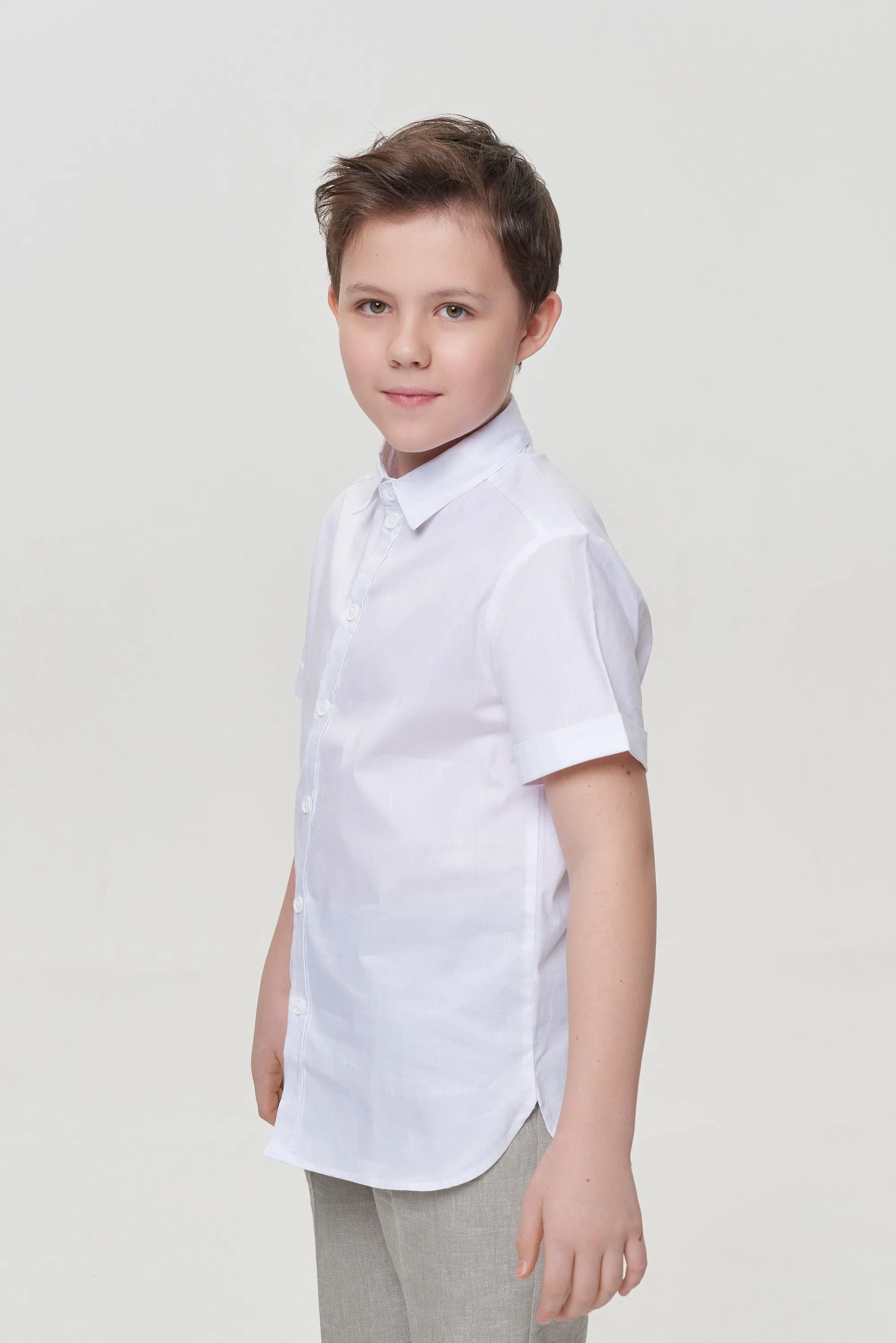 Textured Short Sleeve Shirt