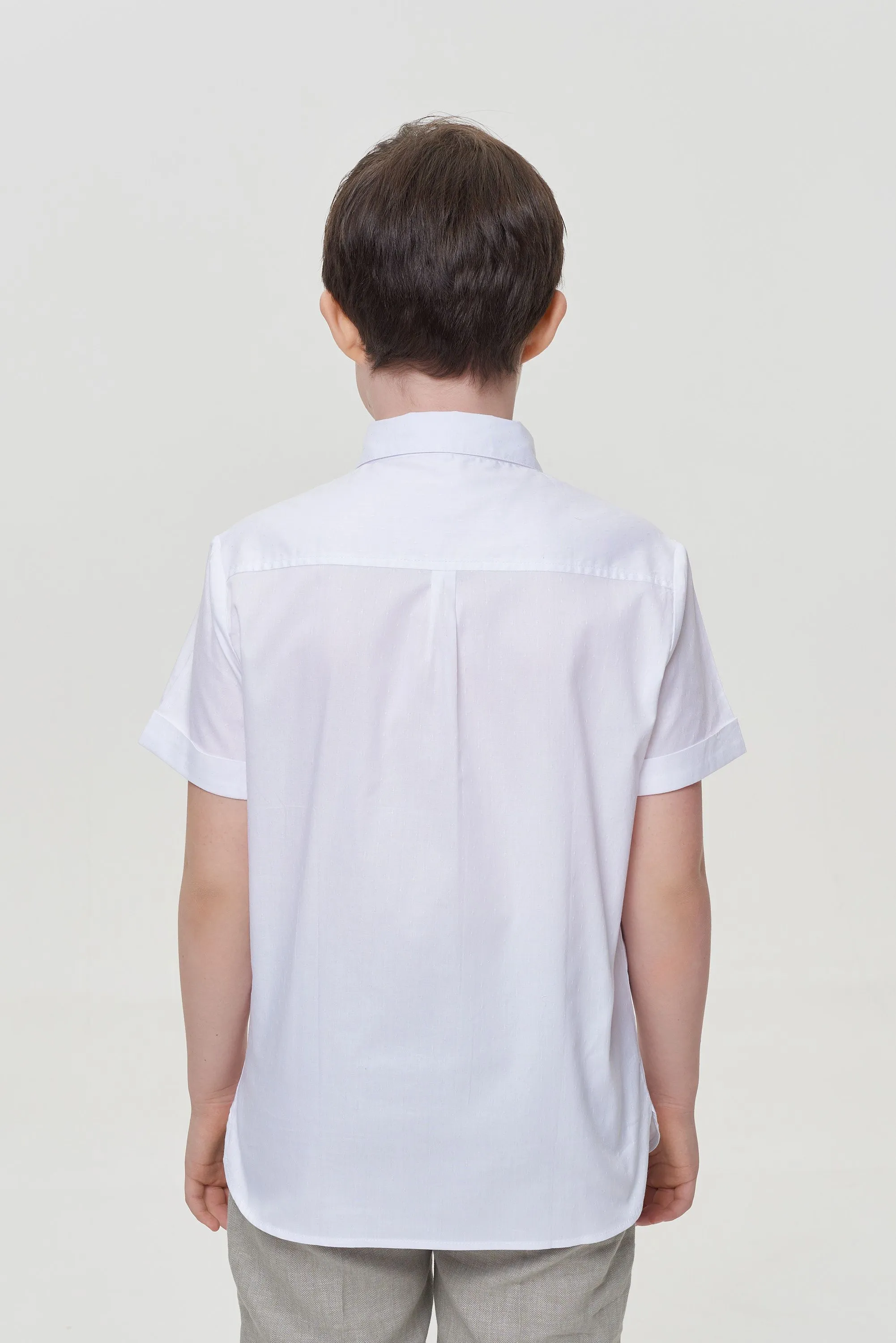 Textured Short Sleeve Shirt