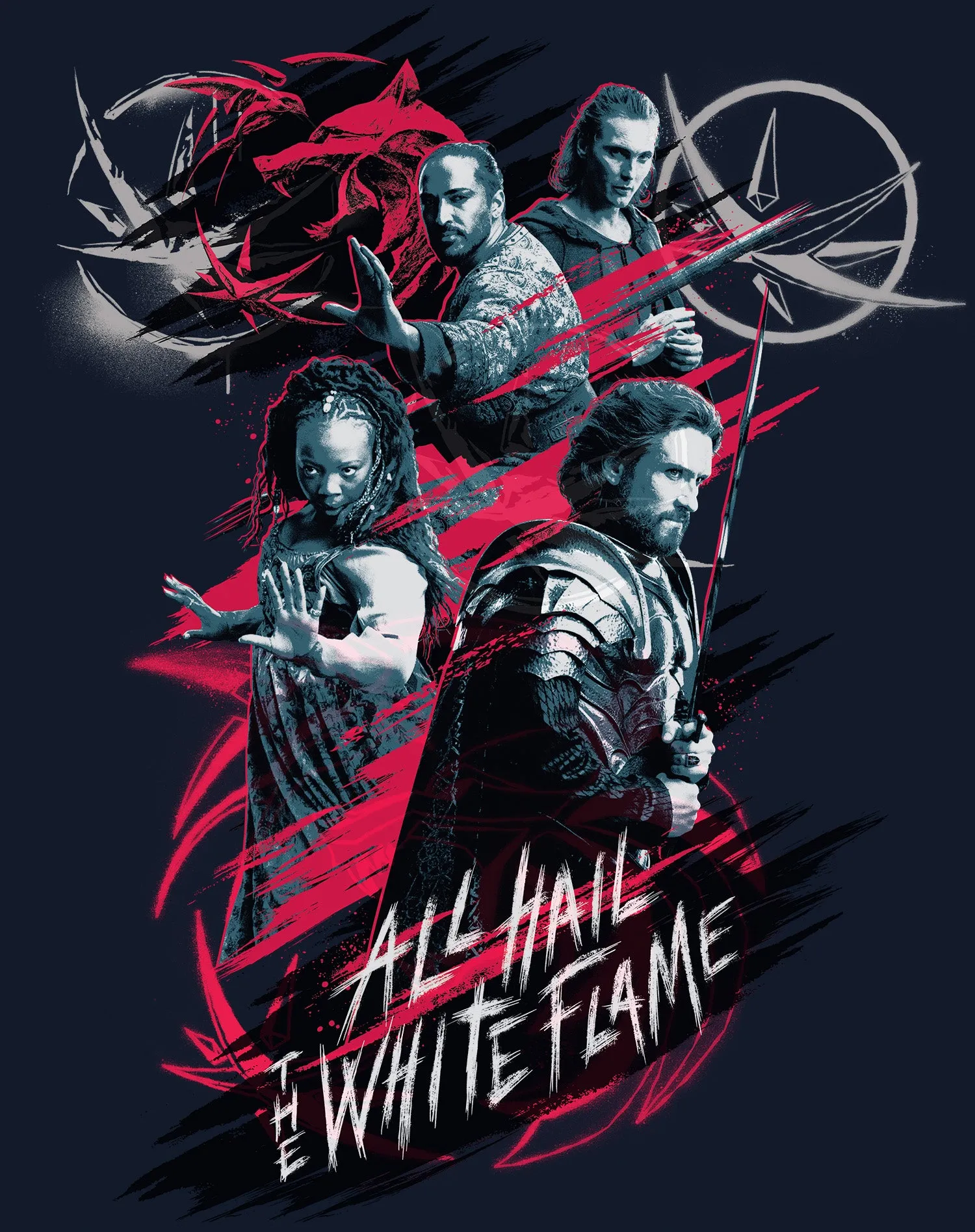 The Witcher Splash White Flame Official Women's T-Shirt