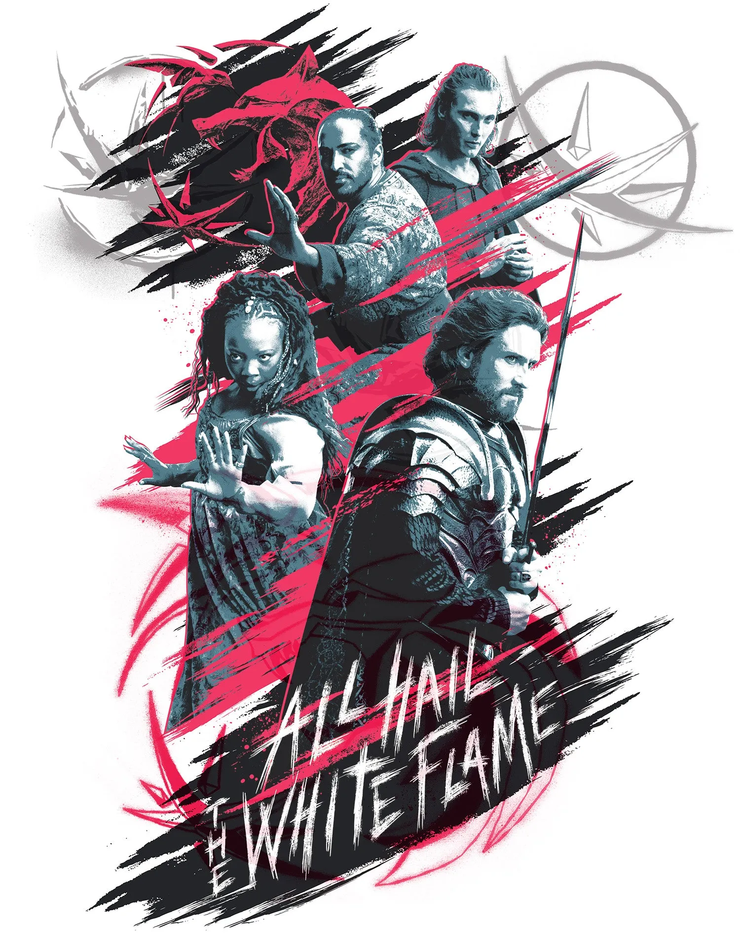 The Witcher Splash White Flame Official Women's T-Shirt