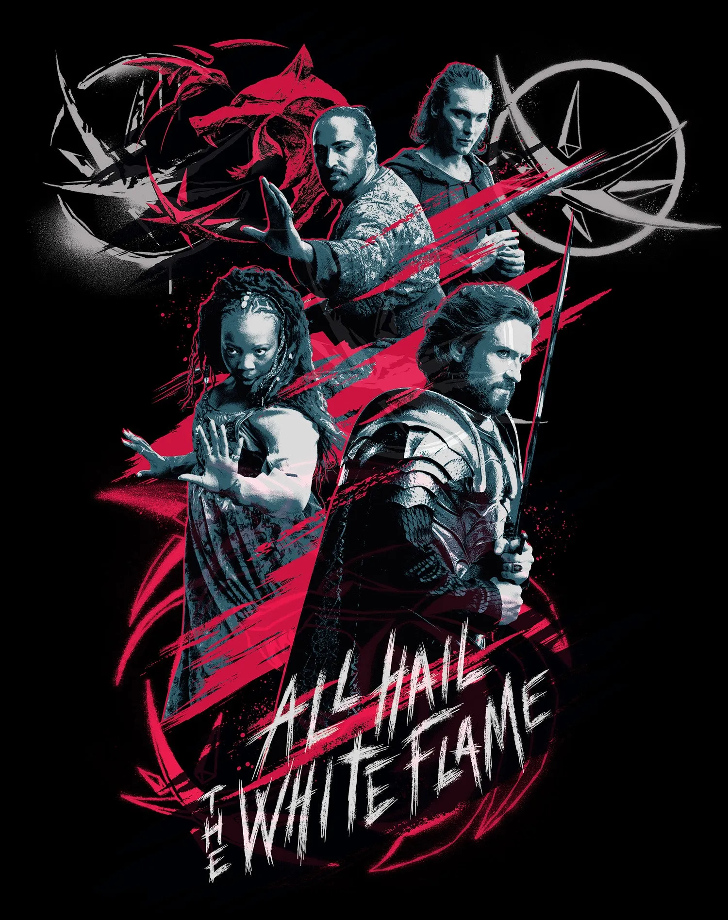 The Witcher Splash White Flame Official Women's T-Shirt