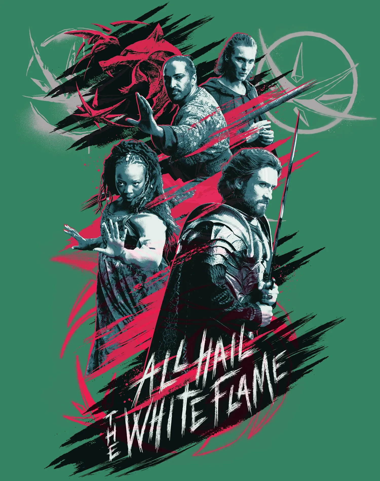 The Witcher Splash White Flame Official Women's T-Shirt
