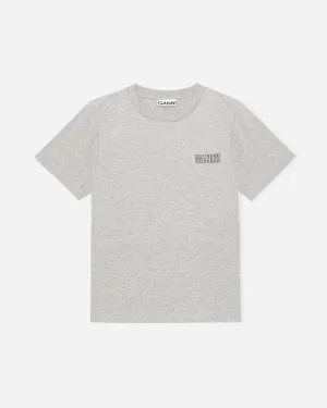 Thin Software O-neck Jersey - Paloma Melange