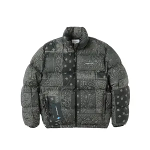 Thisisneverthat Mens PERTEX® T Down Jacket 'Bandana Black'
