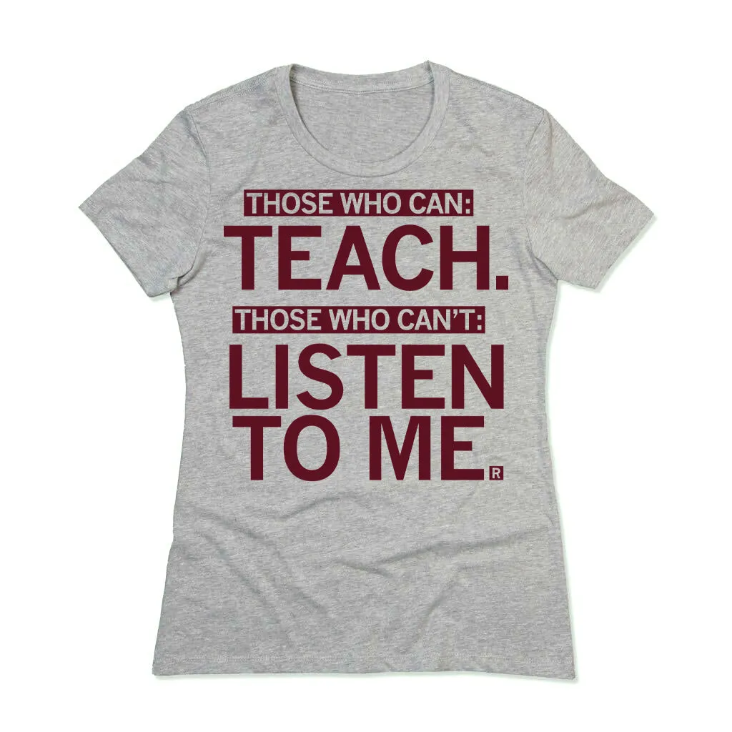 Those Who Can Teach