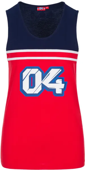 TOP DUCATI Tee Bike Ladies MotoGP Andrea Dovizioso Motorcycle Women NEW Red 04 XS