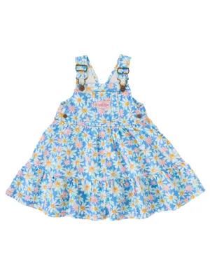 TULLY TIERED PINAFORE DRESS SEASIDE DAISY | Goldie   Ace